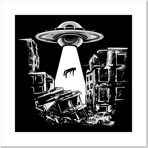 Spacecore Alien Abduction UFO UAP - Spacecore - Posters and Art 
